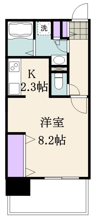 パークホームズ市川ステーションフロント 802号室 間取り