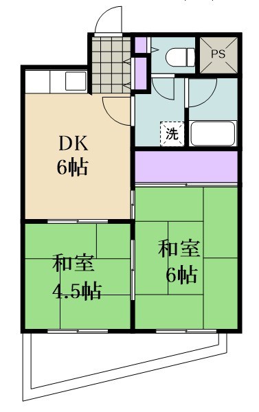 シャインビレッジ吉岡 502号室 間取り