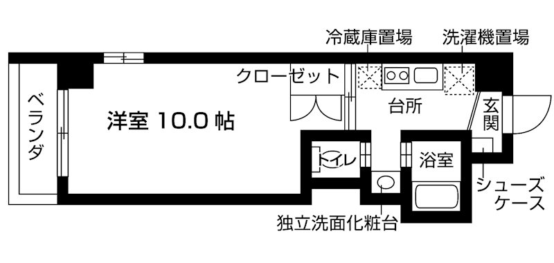 NORTHSHORE北大路 間取り図