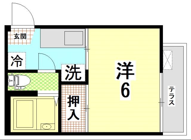 奥村ハイツ 間取り図