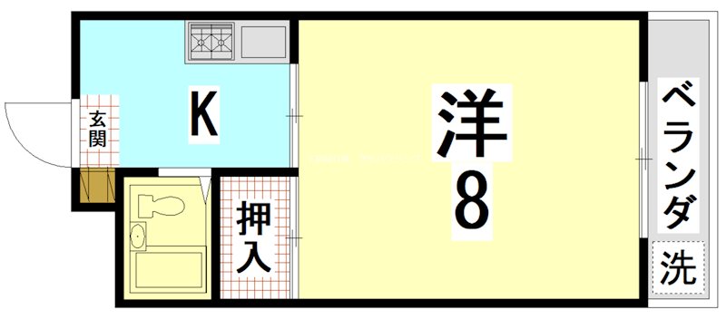 ハイツ華園 間取り図