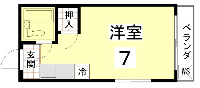 シャルマンまえ川 間取り図