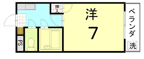 コーポフローレル 間取り図