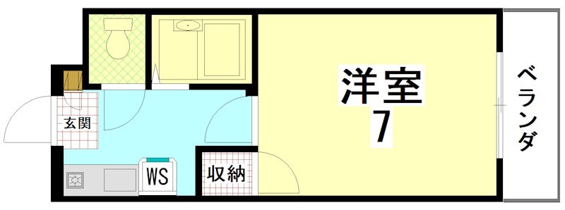 コーポフローレル 間取り図