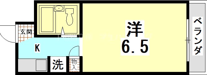 ニケンカン 間取り図