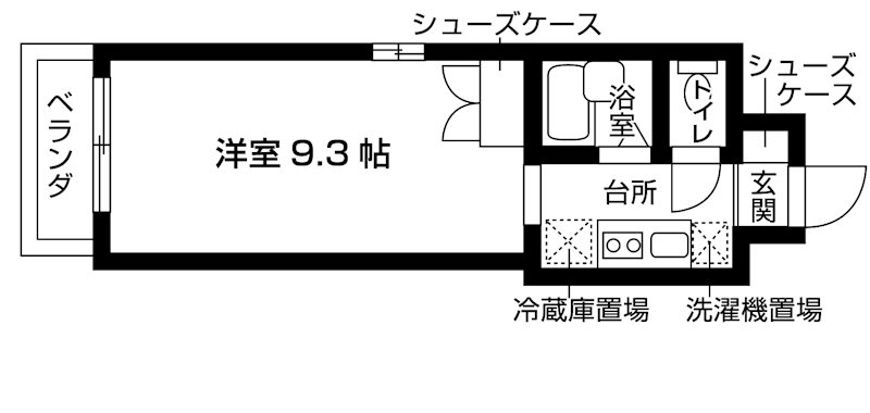 正和フラット下鴨 間取り図