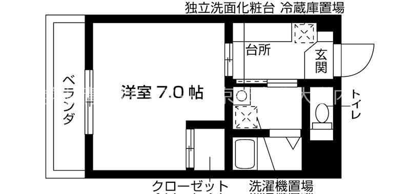 アトリエB４ 間取り図