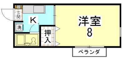 セジュール高見２ 間取り