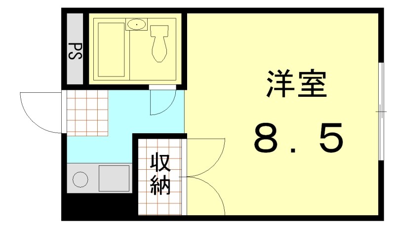 柊本マンション 間取り図