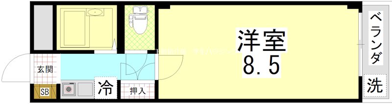 華陽ハイツ 間取り図
