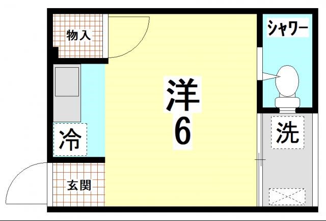 ハイツ松ヶ崎 間取り図