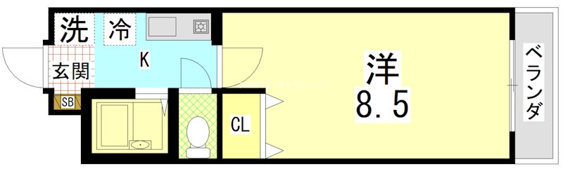 マノワール 間取り図