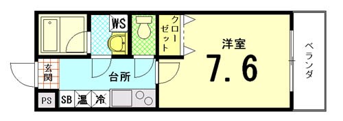 サニーハイツⅡ 間取り図