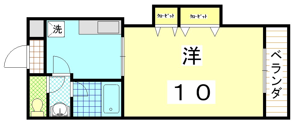 ハイツSAWARAGI 間取り図