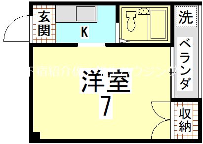 ハイツノジマ 間取り図