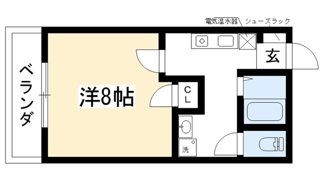 エルエーブハイツ 間取り図