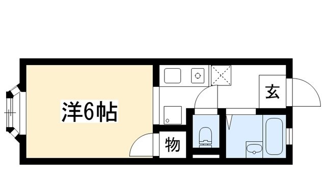 アパートメントハウス二軒家 間取り