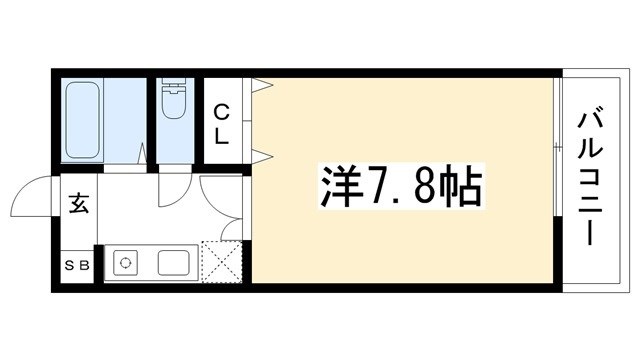 サンハイム上賀茂 間取り図