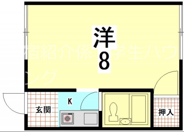 メゾンオランジュ 間取り図
