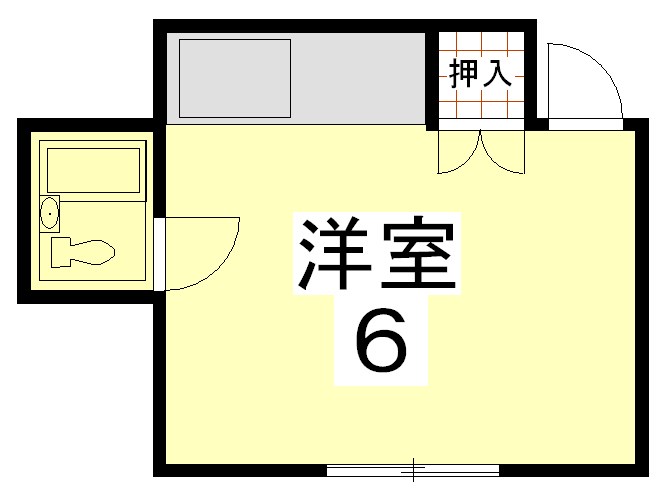 ハイツ紫峯 玄関