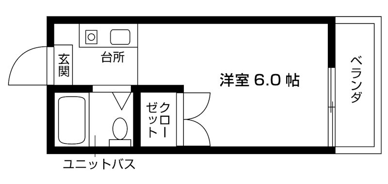 コーポ池田 間取り図