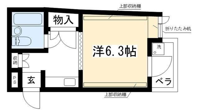 ハイツおおくら 間取り図