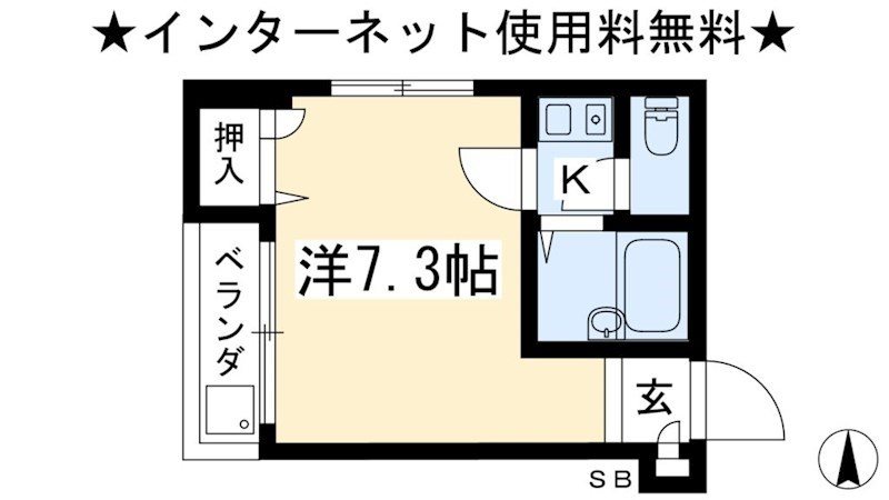 TOST栄洛館 間取り図