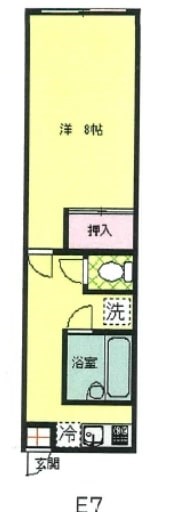 グリーンハウスE棟 間取り