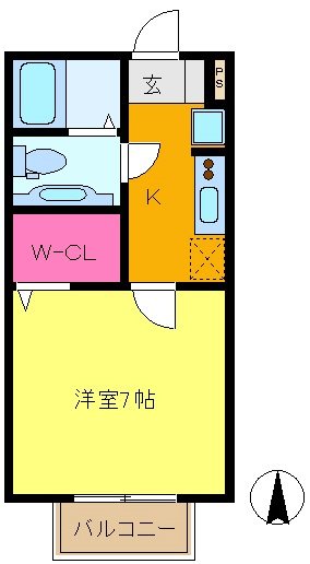 ソフィア弐番館 間取り図
