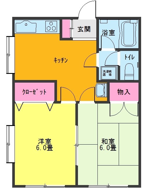 リバーサイド早川 間取り