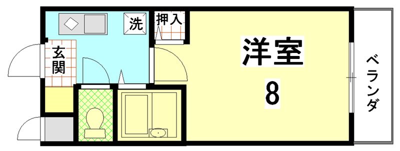 ラ・ポルテ賀茂 間取り図