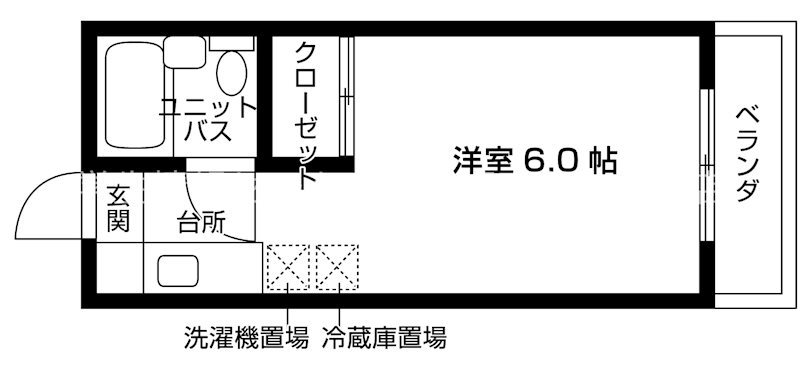 シャトーナカザワ 間取り図