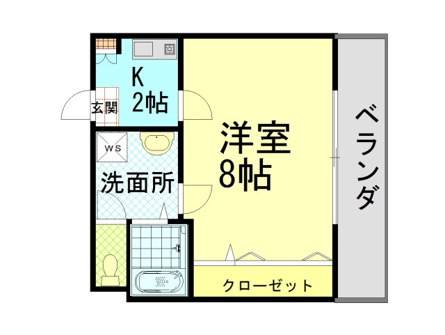 サンパティーク北山 間取り図