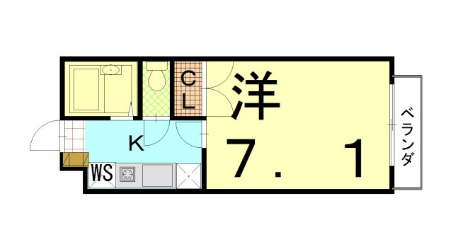 ハイツ・ポポロ 間取り図