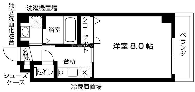 ルピナス北山 間取り図