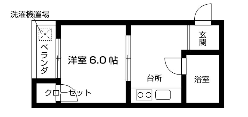 コートハウス紫明 間取り図