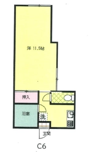 グリーンハウスC棟D棟 間取り図