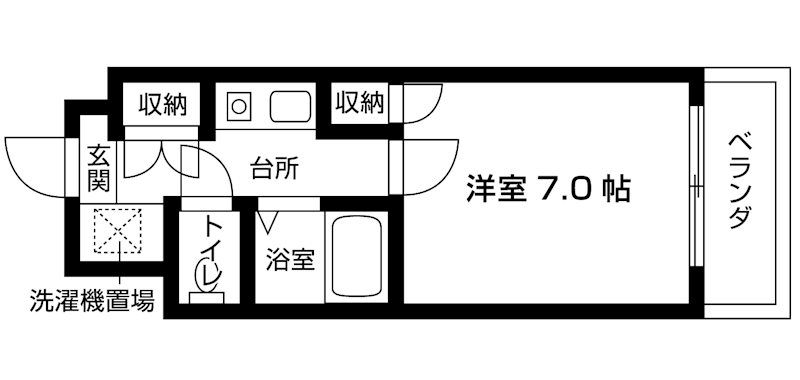 北山ピュアプラザ 間取り図