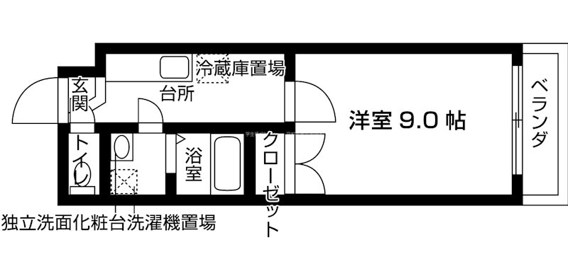 シェモア北山 間取り図