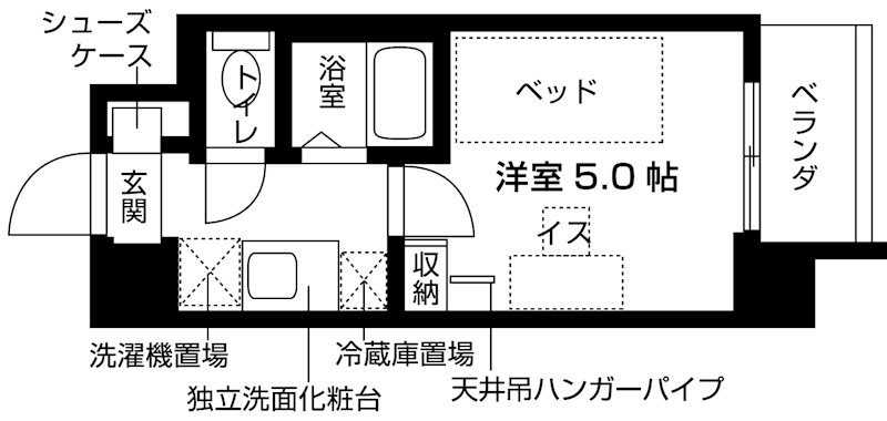 キャンパスヴィレッジ京都下鴨東（食事付） 間取り図