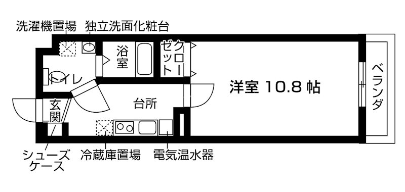 コモド二軒茶屋 間取り