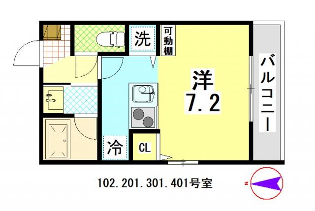 good8 mirai 上賀茂 間取り図