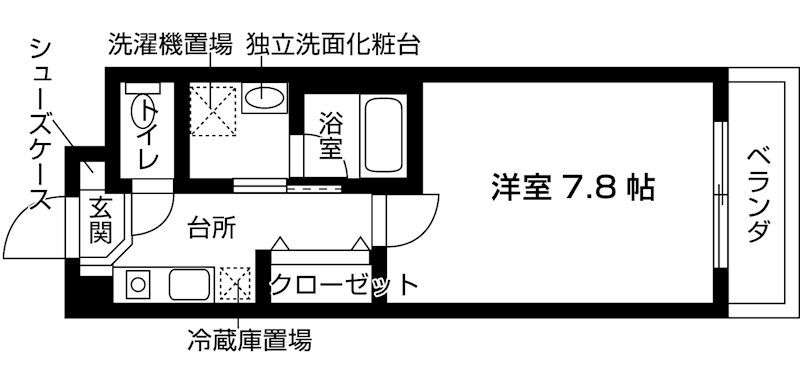 ソレイユ北山 間取り図