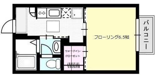 プレシャスコートＢ棟 間取り図