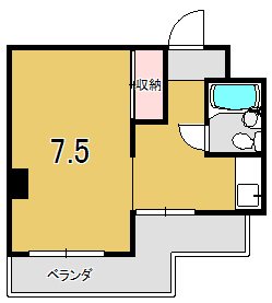 コーポ酒井 間取り図