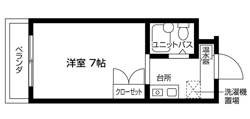 パルティーレⅠ 間取り図