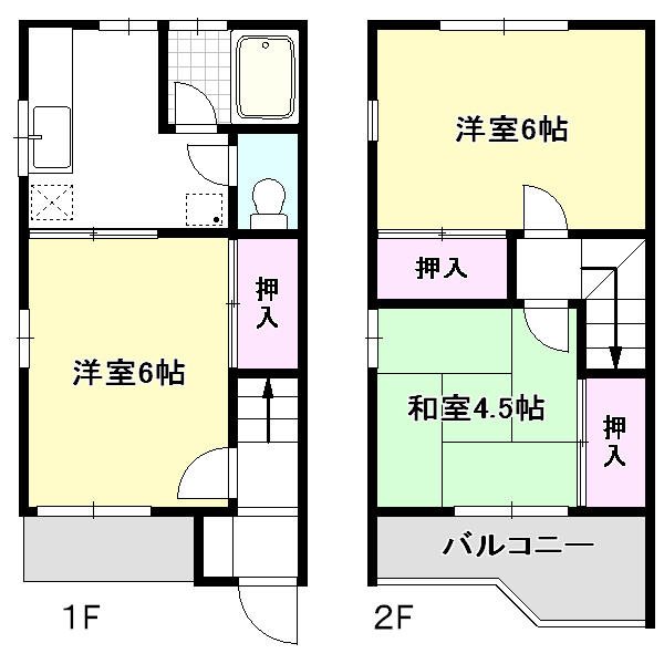 テラス・プラスパＢ棟 間取り図