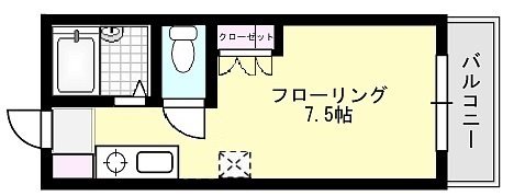 ハイツキムラA 間取り図