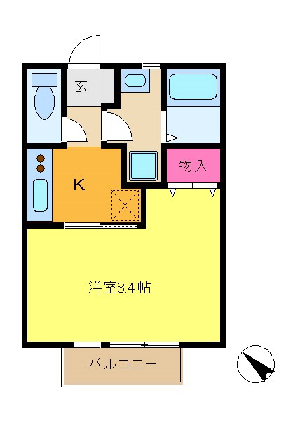 デュオーラ梅郷 間取り図