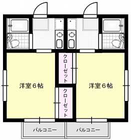 ヴィラカナル 間取り図